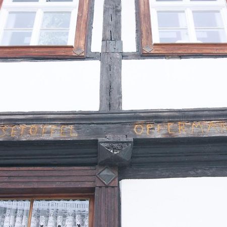 Urlaub Im Fachwerk - Das Sattlerhaus Кведлинбург Экстерьер фото